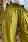 Sundaze Cheesecloth Bloomer Pant Olive